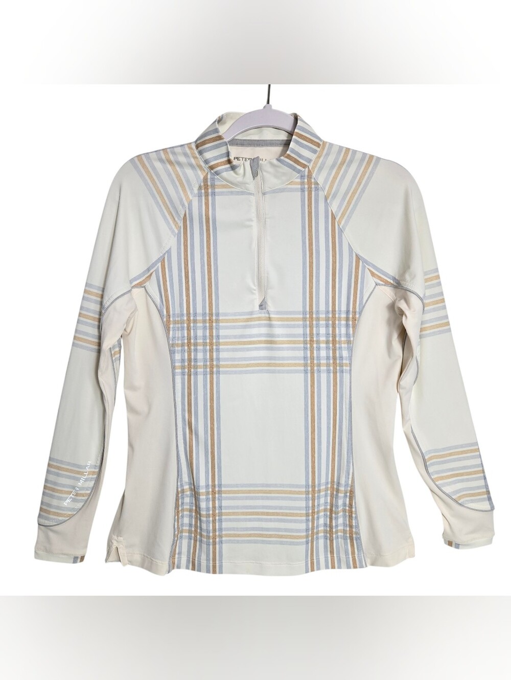 Peter Millar Performance Quarter Zip Pullover Patterson Club Golf Women’s Small